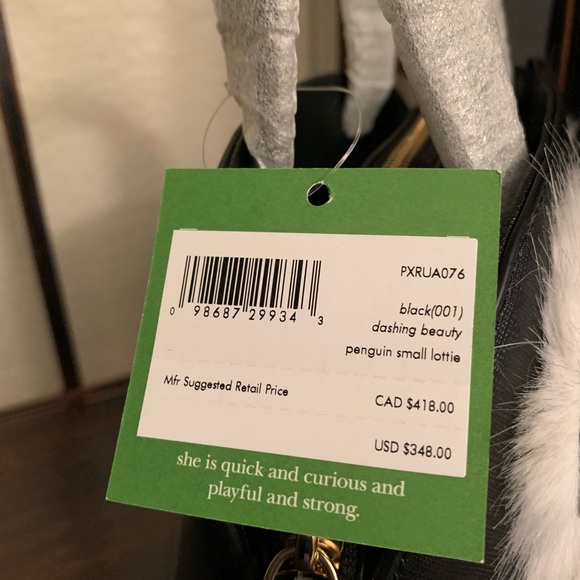 Kate Spade Dashing Beauty Penguin Small Lottie - Picture 6 of 8